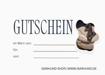 Isarhund Geschenkgutschein