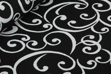 Einlage Webstoff Curly black