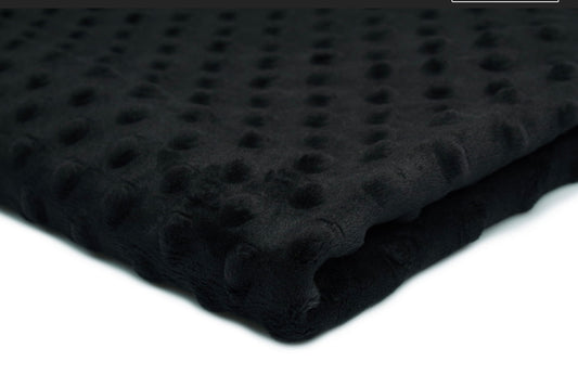 Hundedecke Minky Dots Black