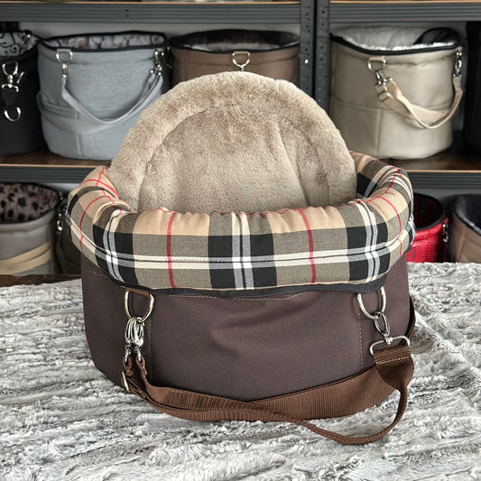 Herzstück Traveller Nova Check brown S