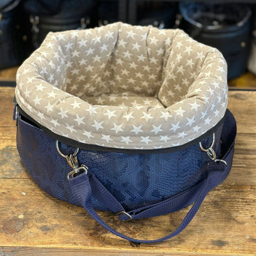 Herzstück Traveller Crocodile blue S/M