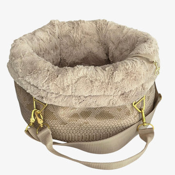 Herzstück Traveller Kroko beige S